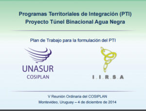 PROGRAMA TERRITORIAL DE INTEGRACION IIRSA